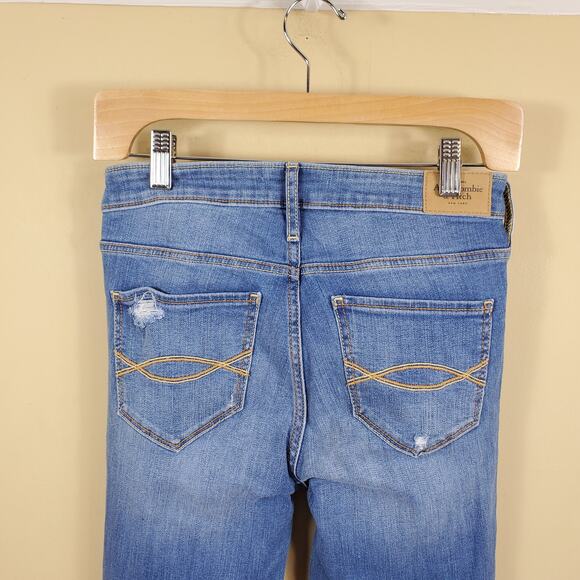 Abercrombie and Fitch High Rise Skinny Jeans Size 26 - Picture 6 of 10